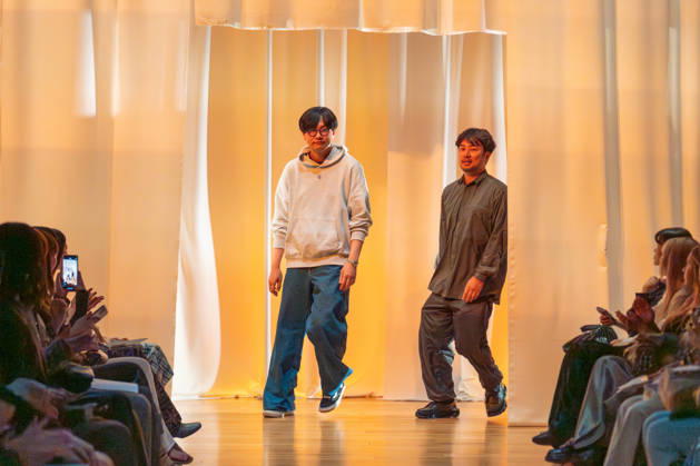 Designer of tiit tokyo: Sho Iwata and Hiroshi Takizawa, April 14, 2026 - tiit tokyo 2026 AUTUMN WINTER RUNWAY SHOW more. at WITH HARAJUKU HALL in Tokyo, Japan.  aflo_326928435