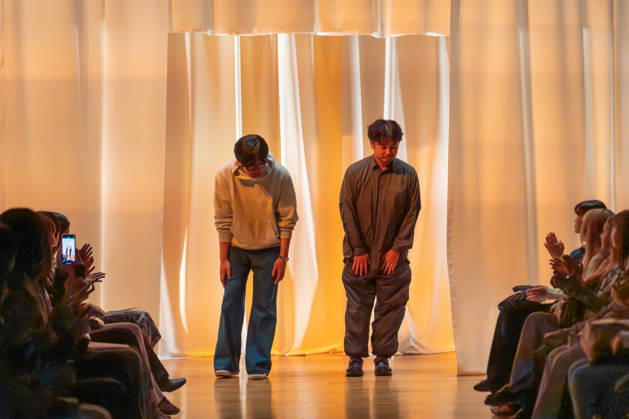 Designer of tiit tokyo: Sho Iwata and Hiroshi Takizawa, April 14, 2026 - tiit tokyo 2026 AUTUMN WINTER RUNWAY SHOW more. at WITH HARAJUKU HALL in Tokyo, Japan.  aflo_326928443