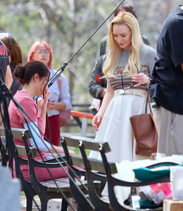 Lindsay Lohan and Shailene Woodley on set in Brooklyn Actresses Lindsay Lohan and Shailene Woodley are filming their new show Count My Lies at Fort Greene Park in Brooklyn, NY on April 14, 2026. Photo by Dylan Travis ABACAPRESS.COM New York NY  Copyright: xDylanxTravis ABACAx
