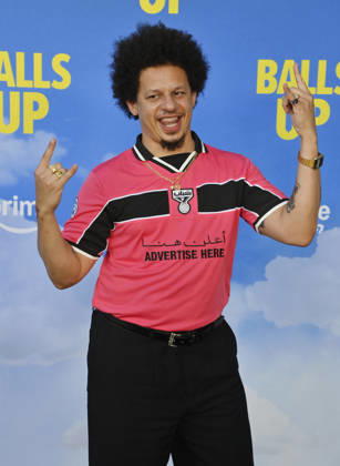 Cast member Eric Andre attends the premiere of the motion picture sports comedy Balls Up at the Harmony Gold Theater in Los Angeles on Tuesday, April 14, 2026. Storyline: Two marketers pitch a bold new condom World Cup sponsorship. After a booze-fueled scandal, they must outrun chaos to survive.  LAP2026041412 JIMxRUYMEN