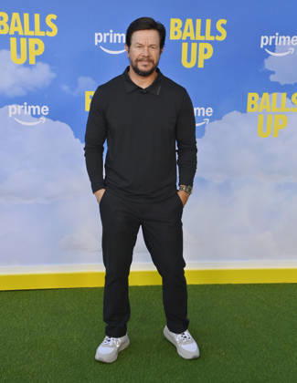 Cast member Marc Wahlberg attends the premiere of the motion picture sports comedy Balls Up at the Harmony Gold Theater in Los Angeles on Tuesday, April 14, 2026. Storyline: Two marketers pitch a bold new condom World Cup sponsorship. After a booze-fueled scandal, they must outrun chaos to survive.  LAP2026041417 JIMxRUYMEN