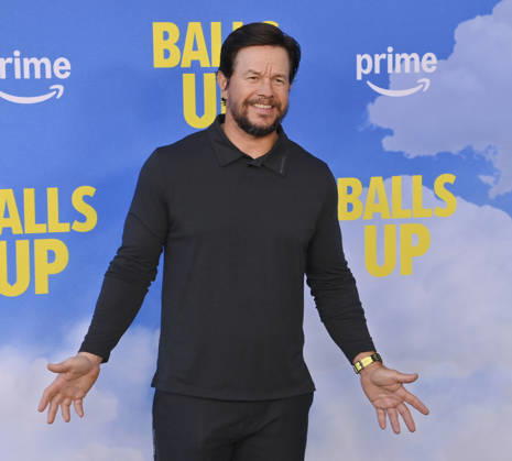 Cast member Marc Wahlberg attends the premiere of the motion picture sports comedy Balls Up at the Harmony Gold Theater in Los Angeles on Tuesday, April 14, 2026. Storyline: Two marketers pitch a bold new condom World Cup sponsorship. After a booze-fueled scandal, they must outrun chaos to survive.  LAP2026041419 JIMxRUYMEN