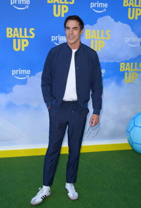 Balls Up Premiere - Los Angeles, USA LOS ANGELES, USA. April 14, 2026: Sacha Baron Cohen at the premiere for Balls Up at the Harmony Gold Theatre. Los Angeles CA USA  Copyright: xPaulxSmith Featureflashx
