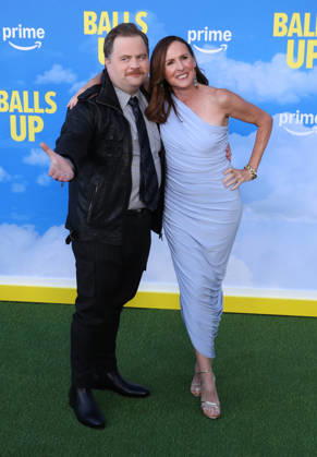 Premiere Of Amazon MGM Studios Balls Up 14 April 2026 . Los Angeles, California - Paul Walter Hauser, Molly Shannon, At Premiere Of Amazon MGM Studios Balls Up held at Harmony Gold in Los Angeles., Credit:Sadou Faye Avalon United States, CA, Los Angeles, Harmony Gold  Copyright: xSadouxFayex xAvalonx 1091094189