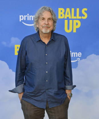 Director Peter Farrelly attends the premiere of the motion picture sports comedy Balls Up at the Harmony Gold Theater in Los Angeles on Tuesday, April 14, 2026. Storyline: Two marketers pitch a bold new condom World Cup sponsorship. After a booze-fueled scandal, they must outrun chaos to survive.  LAP2026041440 JIMxRUYMEN
