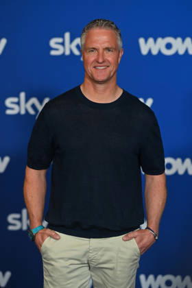 Ralf SCHUMACHER, Einzelbild,angeschnittenes Einzelmotiv,Halbfigur,halbe Figur. Muenchner Programmpraesentation SKY SPOTLIGHT, Sky Originals am 15.04.2026 im Hotel Bayerischer Hof.