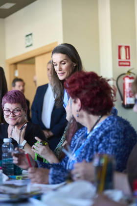 Spanish Royals visit to the Jose Maria de Llanos Foundation Queen Letizia of Spain visit to the Jose Maria de Llanos Foundation to mark the 25th anniversary of the Escuela de Hosteleria del Sur at Jose Maria de Llanos Foundation on April 15, 2026 in Madrid, Spain Photo by IMAGO MPG Madrid Jose Maria de Llanos Foundation Madrid Spain  Copyright: xMPGx