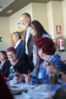 Spanish Royals visit to the Jose Maria de Llanos Foundation King Felipe VI of Spain, Queen Letizia of Spain visit to the Jose Maria de Llanos Foundation to mark the 25th anniversary of the Escuela de Hosteleria del Sur at Jose Maria de Llanos Foundation on April 15, 2026 in Madrid, Spain Photo by IMAGO MPG Madrid Jose Maria de Llanos Foundation Madrid Spain  Copyright: xMPGx