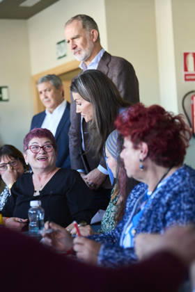 Spanish Royals visit to the Jose Maria de Llanos Foundation King Felipe VI of Spain, Queen Letizia of Spain visit to the Jose Maria de Llanos Foundation to mark the 25th anniversary of the Escuela de Hosteleria del Sur at Jose Maria de Llanos Foundation on April 15, 2026 in Madrid, Spain Photo by IMAGO MPG Madrid Jose Maria de Llanos Foundation Madrid Spain  Copyright: xMPGx