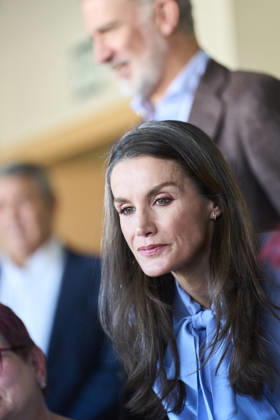 Spanish Royals visit to the Jose Maria de Llanos Foundation King Felipe VI of Spain, Queen Letizia of Spain visit to the Jose Maria de Llanos Foundation to mark the 25th anniversary of the Escuela de Hosteleria del Sur at Jose Maria de Llanos Foundation on April 15, 2026 in Madrid, Spain Photo by IMAGO MPG Madrid Jose Maria de Llanos Foundation Madrid Spain  Copyright: xMPGx