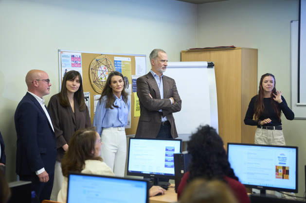 Spanish Royals visit to the Jose Maria de Llanos Foundation King Felipe VI of Spain, Queen Letizia of Spain visit to the Jose Maria de Llanos Foundation to mark the 25th anniversary of the Escuela de Hosteleria del Sur at Jose Maria de Llanos Foundation on April 15, 2026 in Madrid, Spain Photo by IMAGO MPG Madrid Jose Maria de Llanos Foundation Madrid Spain  Copyright: xMPGx