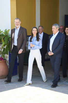 Spanish Royals visit to the Jose Maria de Llanos Foundation King Felipe VI of Spain, Queen Letizia of Spain visit to the Jose Maria de Llanos Foundation to mark the 25th anniversary of the Escuela de Hosteleria del Sur at Jose Maria de Llanos Foundation on April 15, 2026 in Madrid, Spain Photo by IMAGO MPG Madrid Jose Maria de Llanos Foundation Madrid Spain  Copyright: xMPGx