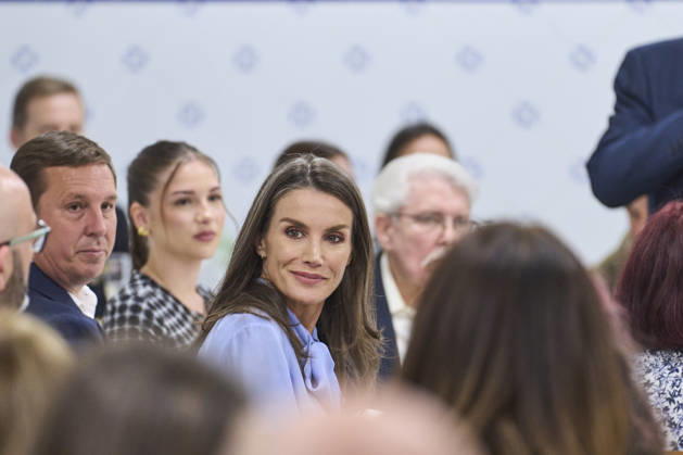 Spanish Royals visit to the Jose Maria de Llanos Foundation Queen Letizia of Spain visit to the Jose Maria de Llanos Foundation to mark the 25th anniversary of the Escuela de Hosteleria del Sur at Jose Maria de Llanos Foundation on April 15, 2026 in Madrid, Spain Photo by IMAGO MPG Madrid Jose Maria de Llanos Foundation Madrid Spain  Copyright: xMPGx