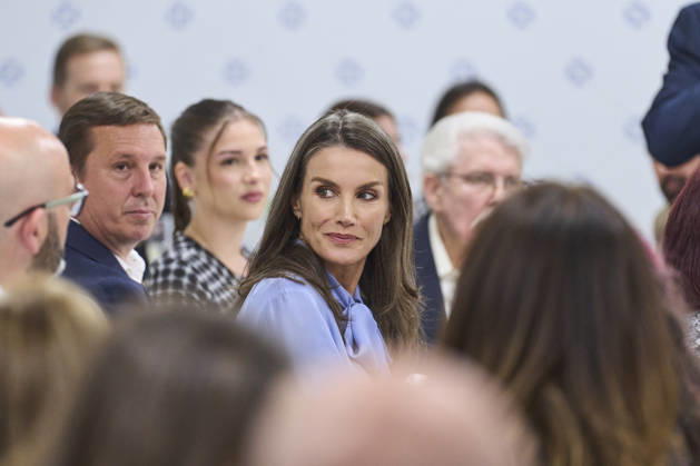 Spanish Royals visit to the Jose Maria de Llanos Foundation Queen Letizia of Spain visit to the Jose Maria de Llanos Foundation to mark the 25th anniversary of the Escuela de Hosteleria del Sur at Jose Maria de Llanos Foundation on April 15, 2026 in Madrid, Spain Photo by IMAGO MPG Madrid Jose Maria de Llanos Foundation Madrid Spain  Copyright: xMPGx