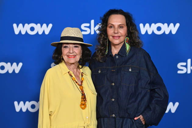 Baerbel WIERICHS mit Tochter Natascha OCHSENKNECHT, Muenchner Programmpraesentation SKY SPOTLIGHT, Sky Originals am 15.04.2026 im Hotel Bayerischer Hof.