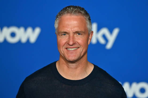 Ralf SCHUMACHER, Einzelbild,angeschnittenes Einzelmotiv,Portraet,Portrait,Porträt. Muenchner Programmpraesentation SKY SPOTLIGHT, Sky Originals am 15.04.2026 im Hotel Bayerischer Hof.