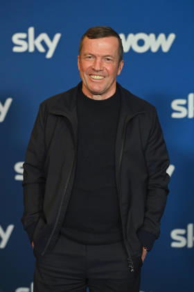 Lothar MATHAEUS: Einzelbild,angeschnittenes Einzelmotiv,Halbfigur,halbe Figur. Muenchner Programmpraesentation SKY SPOTLIGHT, Sky Originals am 15.04.2026 im Hotel Bayerischer Hof.