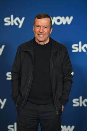 Lothar MATHAEUS: Einzelbild,angeschnittenes Einzelmotiv,Halbfigur,halbe Figur. Muenchner Programmpraesentation SKY SPOTLIGHT, Sky Originals am 15.04.2026 im Hotel Bayerischer Hof.