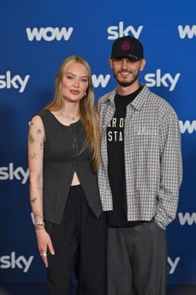 Nino OCHSENKNECHT SIFKOVITS, Cheyenne OCHSENKNECHT SIFKOVITS. Muenchner Programmpraesentation SKY SPOTLIGHT, Sky Originals am 15.04.2026 im Hotel Bayerischer Hof.