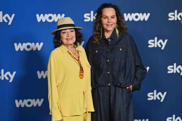 v.li:Baerbel WIERICHS mit Tochter Natascha OCHSENKNECHT, Muenchner Programmpraesentation SKY SPOTLIGHT, Sky Originals am 15.04.2026 im Hotel Bayerischer Hof.