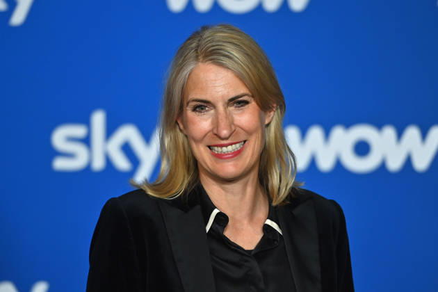 Elke WALTHELM (Chief Operating Office sky). Einzelbild,angeschnittenes Einzelmotiv,Portraet,Portrait,Porträt. Muenchner Programmpraesentation SKY SPOTLIGHT, Sky Originals am 15.04.2026 im Hotel Bayerischer Hof.