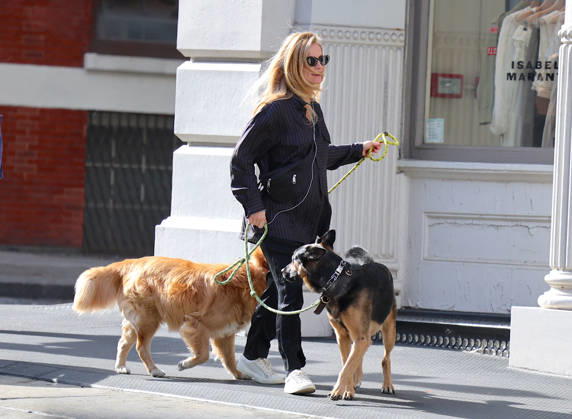 Annabelle Wallis out in New York British actress Sebastian Stan girlfriend Annabelle Wallis pregnant walks her dogs on the street in New York, NY on April 15, 2026. Photo by Dylan Travis ABACAPRESS.COM New York NY  Copyright: xDylanxTravis ABACAx