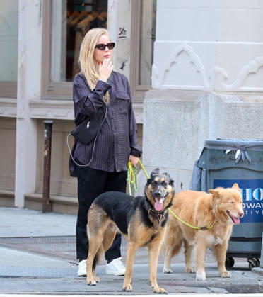 Annabelle Wallis out in New York British actress Sebastian Stan girlfriend Annabelle Wallis pregnant walks her dogs on the street in New York, NY on April 15, 2026. Photo by Dylan Travis ABACAPRESS.COM New York NY  Copyright: xDylanxTravis ABACAx