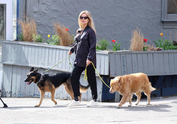 Annabelle Wallis out in New York British actress Sebastian Stan girlfriend Annabelle Wallis pregnant walks her dogs on the street in New York, NY on April 15, 2026. Photo by Dylan Travis ABACAPRESS.COM New York NY  Copyright: xDylanxTravis ABACAx