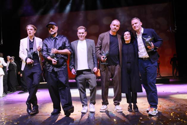 32.BZ Kulturpreis Preisträger Alexander Scheer, Kirill Serebrennikov, Peter Plate, Ulf Sommer, Herta Müller, Norbert Bisky BZ Kulturpreis, Haus der Berliner Festspiele, Berlin Datum: 15.04.2026 Copyright: xEventpress Kratschx
