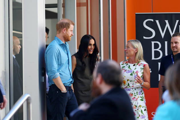 HARRY AND MEGHAN AUSTRALIA VISIT, Prince Harry and Meghan, the Duke and Duchess of Sussex prepare to depart at Swinburne University after a visit at the ÔbatyrÕ, a mental health engagement programme service during a visit to Australia, Melbourne, Thursday, April 16, 2026. ( NO ARCHIVING MELBOURNE VICTORIA AUSTRALIA  Copyright: xCONxCHRONISx 20260416118524838231