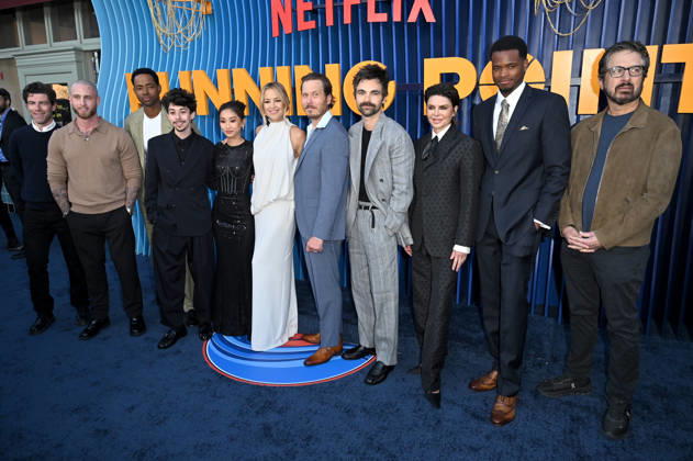 Netflix™s ˜Running Point™ Season 2 Premiere Max Greenfield, Chet Hanks, Jay Ellis, Fabrizio Guido, Brenda Song, Kate Hudson, Scott MacArthur, Drew Tarver, Lisa Rinna, Uche Agada and Ray Romano arriving at Netflix™s Running Pointseason 2 premiere held at the Egyptian Theatre on April 15, 2026 in Hollywood, CA. Hollywood Egyptian Theatre California USA Copyright: xLeexWattx xAFF-USA.COMx