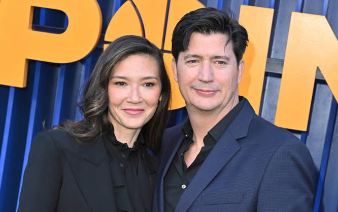 Netflix™s ˜Running Point™ Season 2 Premiere Erica Oyama and Ken Marino arriving at Netflix™s Running Pointseason 2 premiere held at the Egyptian Theatre on April 15, 2026 in Hollywood, CA. Hollywood Egyptian Theatre California USA Copyright: xLeexWattx xAFF-USA.COMx