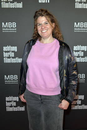Birte Flint bei der Eröffnung des 22. achtung berlin Filmfestivals mit der Premiere des Kinofilms Mambo Maternica im Colosseum Filmtheater. Berlin, 15.04.2026