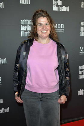 Birte Flint bei der Eröffnung des 22. achtung berlin Filmfestivals mit der Premiere des Kinofilms Mambo Maternica im Colosseum Filmtheater. Berlin, 15.04.2026