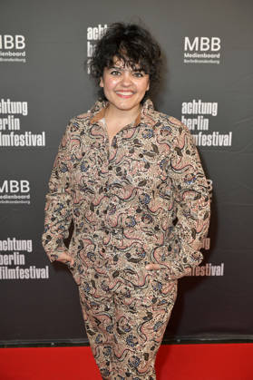 Sara Fazilat bei der Eröffnung des 22. achtung berlin Filmfestivals mit der Premiere des Kinofilms Mambo Maternica im Colosseum Filmtheater. Berlin, 15.04.2026