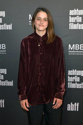 Merve Aksoy bei der Eröffnung des 22. achtung berlin Filmfestivals mit der Premiere des Kinofilms Mambo Maternica im Colosseum Filmtheater. Berlin, 15.04.2026