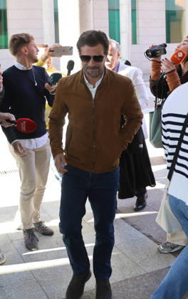 Trial of Silvia Bronchalo against Rodolfo Sancho for alleged harassment Rodolfo Sancho arrives at the court of Violence against Women number 1 of Alcobendas to testify as a defendant in the trial with Silvia Bronchalo for alleged harassment, April 16, 2026, in Madrid Spain Actor Rodolfo Sancho sits in court as a defendant for the whatsapp messages he sent to his ex-partner on February 5, 2024 JUDGMENTS VIOLENCE ON WOMEN TRIAL RODOLFO SANCHO SILVIA BRONCHALO 16 APRIL 2026 Jose Madrid Madrid Spain  Copyright: xJosÃ xRuizx 7445028