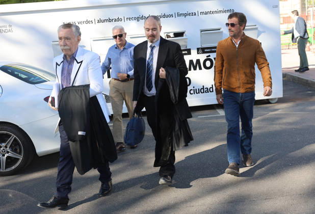 Trial of Silvia Bronchalo against Rodolfo Sancho for alleged harassment Rodolfo Sancho arrives at the court of Violence against Women number 1 of Alcobendas with his lawyer, Marcos García Montes, to testify as a defendant in the trial with Silvia Bronchalo for alleged harassment, on April 16, 2026, in Madrid Spain Actor Rodolfo Sancho sits in court as a defendant for the whatsapp messages he sent to his ex-partner on February 5, 2024 JUDGMENTS VIOLENCE ON WOMEN TRIAL RODOLFO SANCHO SILVIA BRONCHALO APRIL 16, 2026 José Madrid Madrid Madrid Espana  Copyright: xJosÃ xRuizx 7445033