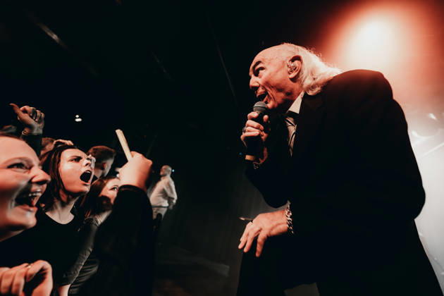 Pete & Bas live in Copenhagen, Denmark Copenhagen, Denmark. 15th, April 2026. The British hip hop duo Pete & Bas performs a live concert at Pumpehuset in Copenhagen. Here rapper Basil Bellgrave, a.k.a. Bas, is seen live on stage. Denmark, Copenhagen  Copyright: xGonzalesxPhoto MathiasxKristensenx