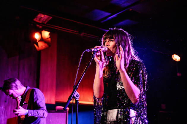 Melody s Echo Chamber live in Copenhagen, Denmark Copenhagen, Denmark. 15th, April 2026. The French band Melody™s Echo Chamber performs a live concert at VEGA in Copenhagen. Here singer Melody Prochet is seen live on stage. Denmark, Copenhagen  Copyright: xGonzalesxPhoto ErlingxBrodersenx
