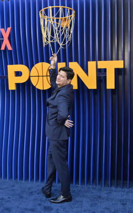Cast member Ken Marino attends the premiere of Netflix s Season 2 TV series sport comedy Running Point at the Egyptian Theatre in the Hollywood section of Los Angeles on Wednesday, April 15, 2026. Storyline: Isla Gordon, overlooked her whole life, is appointed President of the LA Waves basketball team, a family business, when her brother enters rehab. She aims to prove she is the right choice despite skepticism.  LAP2026041556 JIMxRUYMEN