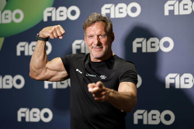 Schauspieler Ralf Moeller auf der Internationalen Leitmesse für Fitness, Wellness und Gesundheit, sowie Bodybuilding, Kraftsport und Kampfsport FIBO 2026 in der Koelnmesse. Köln, 16.04.2025 NRW Deutschland Copyright: xChristophxHardtx