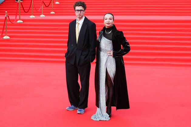 RUSSIA, MOSCOW - APRIL 16, 2026: Actress Alla Sigalova poses on the red carpet during a ceremony to open the 48th Moscow International Film Festival at the Rossiya Theatre Moscow Russia  - ZUMAt113 20260416_zaa_t113_466 Copyright: xValeryxSharifulinx