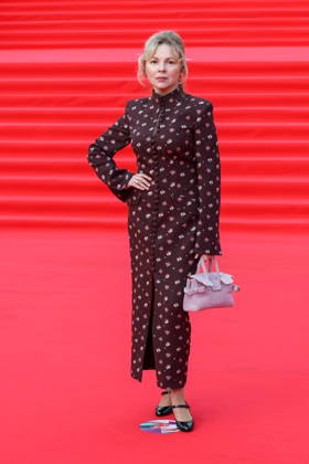 RUSSIA, MOSCOW - APRIL 16, 2026: Actress Anastasia Imamova poses on the red carpet during a ceremony to open the 48th Moscow International Film Festival at the Rossiya Theatre Moscow Russia  - ZUMAt113 20260416_zaa_t113_500 Copyright: xValeryxSharifulinx