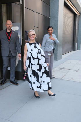 Amy Sedaris at ABC Studios New York NY April 16: Amy Sedaris is seen arriving at ABC Studios for a morning show appearance on April 16, 2026 in New York City. Credit Provider: Chris Gonzalez AdMedia EDITORIAL USE ONLY  Copyright: xx AdMediax admphotostwo982511