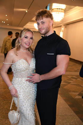 Marlisa Rudizo aka Mrs. Marlisa mit Freund William Raab - DIE REALITY AWARDS 2026 im Maritim Hotel in Bonn am 16.04.2026