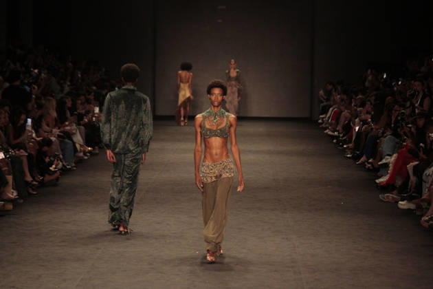 RIO DE JANEIRO, RJ - 16.04.2026: RIO FASHION WEEK 2026 - Fashion show by the brand HISHA, on the second day of Rio Fashion Week, at Pier Maua. x2926469x  CarlosxEliasxJunior
