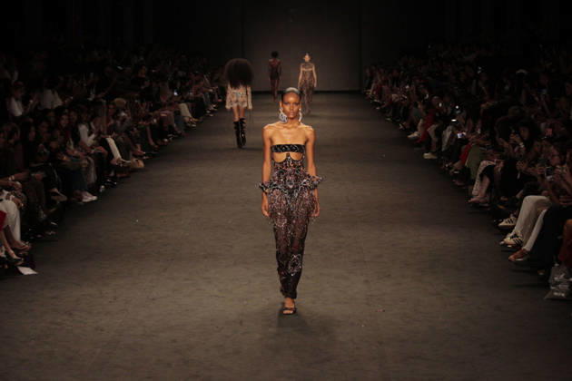 RIO DE JANEIRO, RJ - 16.04.2026: RIO FASHION WEEK 2026 - Fashion show by the brand HISHA, on the second day of Rio Fashion Week, at Pier Maua. x2926493x  CarlosxEliasxJunior