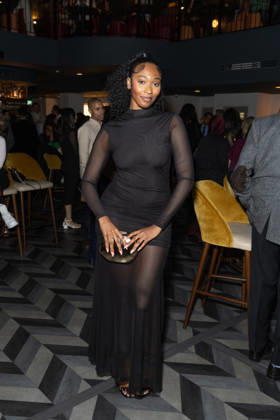 The Apprentice 2026, held at Amazing Grace in London - 16 Apr 2026 Carrington Saunders attends a final show Watch Party with other contestants from The Apprentice 2026, held at Amazing Grace. London United Kingdom Copyright: xPhilxLewisx xSOPAxImagesx CarringtonSaunders-8793
