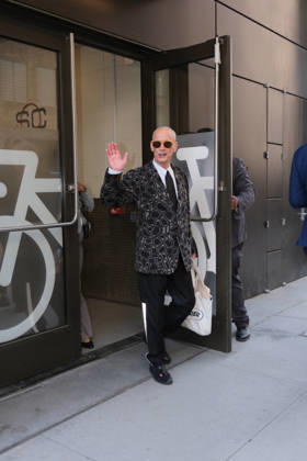 New York NY April 16: John Waters is seen arriving at ABC Studios for a morning show appearance on April 16, 2026 in New York City. Credit Provider: Chris Gonzalez USA - ZUMAa123 20260416_zaa_a123_060 Copyright: xAdMediax